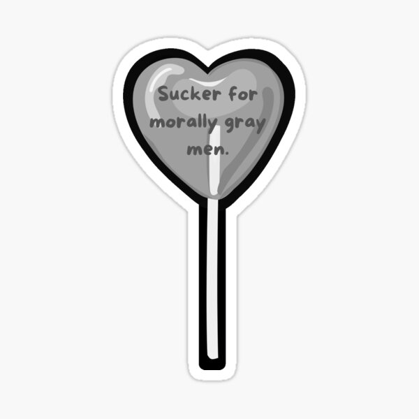 Artikel-Vorschau von Trottel für moralisch graue Männer Dark Romance Sticker, designt und verkauft von AC_Designs.