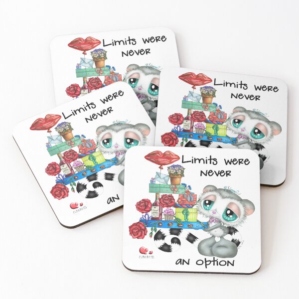 Item preview, Lemur with Stack of Gifts – Limits Are Never an Option Abundance Mindset Illustration designed and sold by Plakartis.