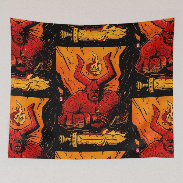 Item preview, Demon Hell Red with Crown designed and sold by ALGOYO.