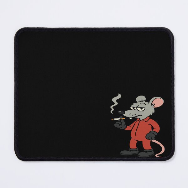 Item preview, Grumpy Rat Smoking in Red Jumpsuit designed and sold by VictorPrimo.