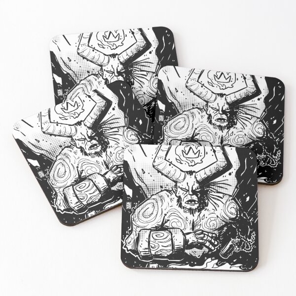 Item preview, Demon Hell Outline with Crown designed and sold by ALGOYO.