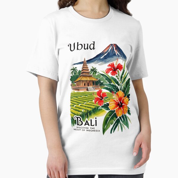 Ubud Bali T-Shirt Rice Field Art, Indonesia South East Asia Poster Essential T-Shirt