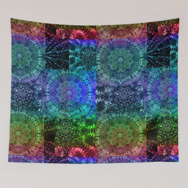Item preview, Patchwork Tie Dye designed and sold by AuroraXGreen.