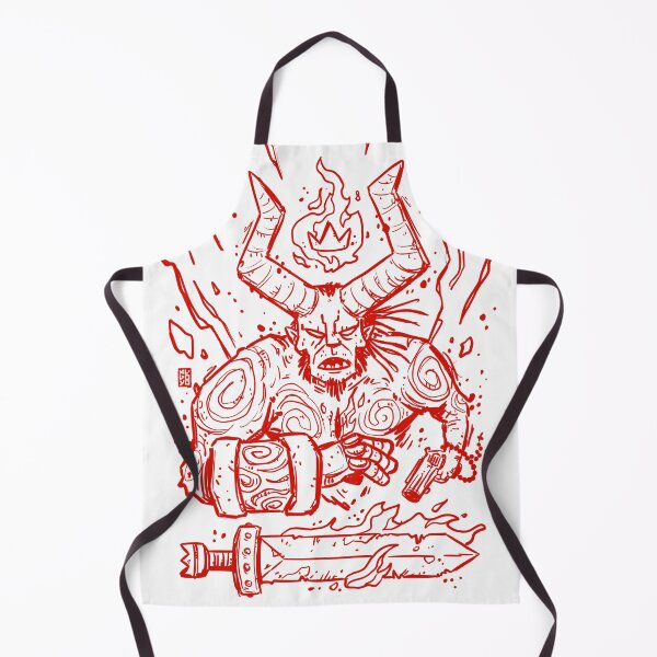 Item preview, Demon Hell Red Outline with Crown designed and sold by ALGOYO.