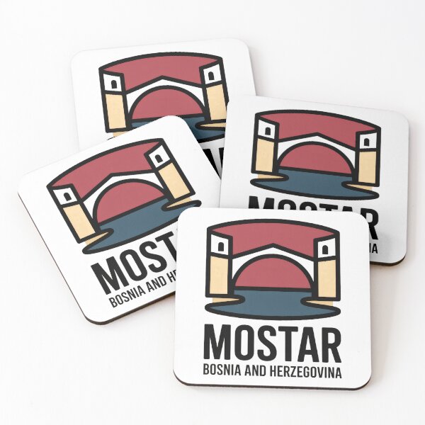 Item preview, Minimalist Mostar Design – Stari Most Symbol | Bosnia & Herzegovina designed and sold by pod24.
