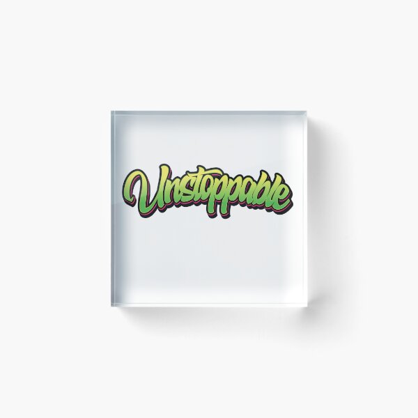 Item preview, Unstoppable Graffiti Font Sticker designed and sold by PigpanStickerrr.