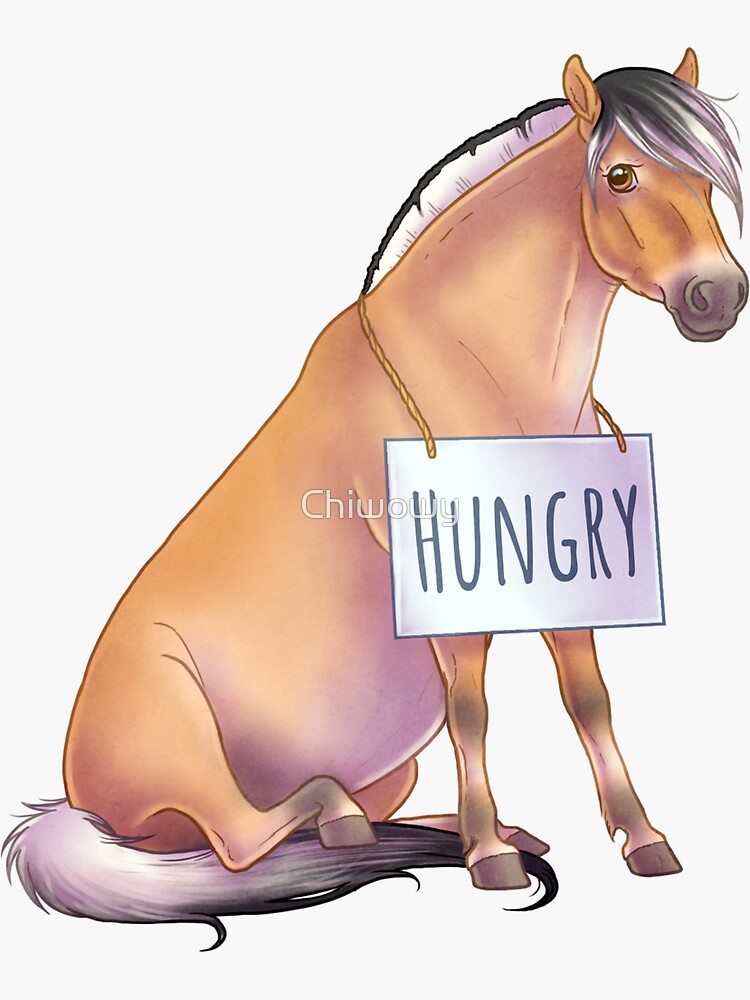 Thumbnail 3 of 3, Sticker, Fjord Norman is hungry designed and sold by Chiwowy.