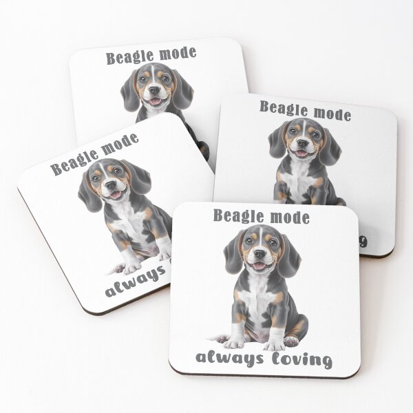 Artikelvorschau, Grauer Beagle – Beagle-Modus: Immer liebevoll entworfen und verkauft von Pawtraitvibes.