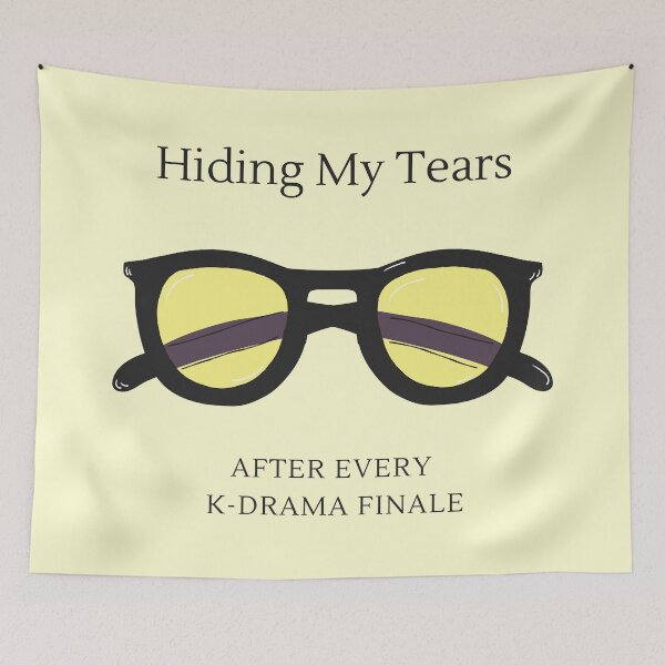 Item preview, Hiding My Tears | K-Drama Finale Reaction Fan Tee designed and sold by Oppa Please!.