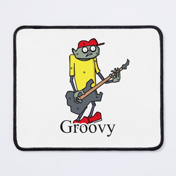 Item preview, Funny Zombie Bassist – Pop Art Cartoon designed and sold by R-T-Gracie.