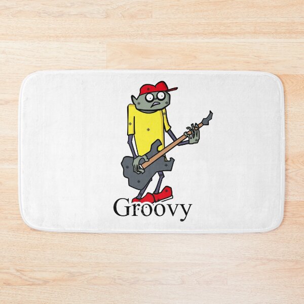 Item preview, Funny Zombie Bassist – Pop Art Cartoon designed and sold by R-T-Gracie.
