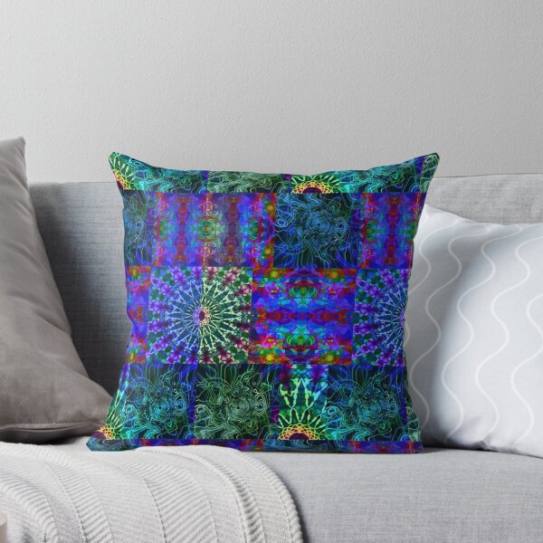 Item preview, Trippy Neon Patchwork Tie Dye designed and sold by AuroraXGreen.