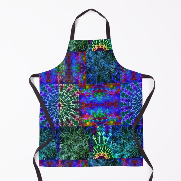 Item preview, Trippy Neon Patchwork Tie Dye designed and sold by AuroraXGreen.