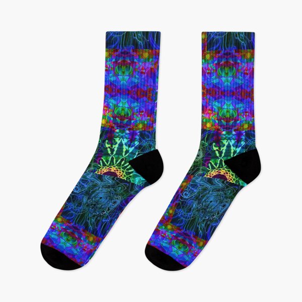Item preview, Trippy Neon Patchwork Tie Dye designed and sold by AuroraXGreen.