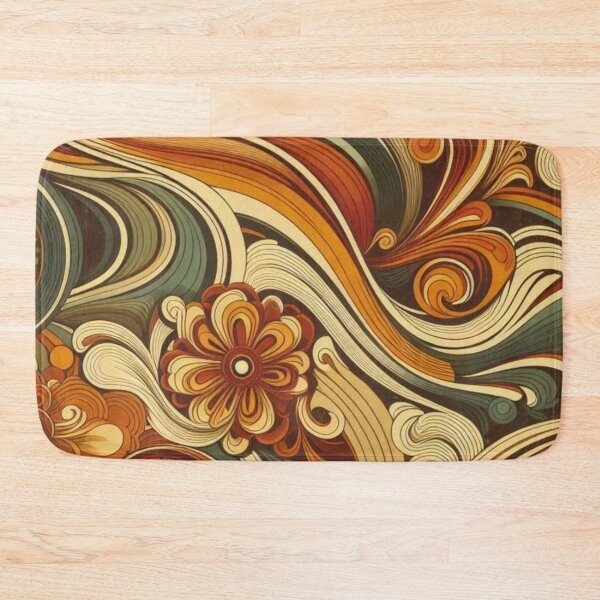 Item preview, Colorful 70s Motif Art – Retro Psychedelic Pattern for Clothing, Accessories, and Vintage Design Lovers designed and sold by knalpot-design.