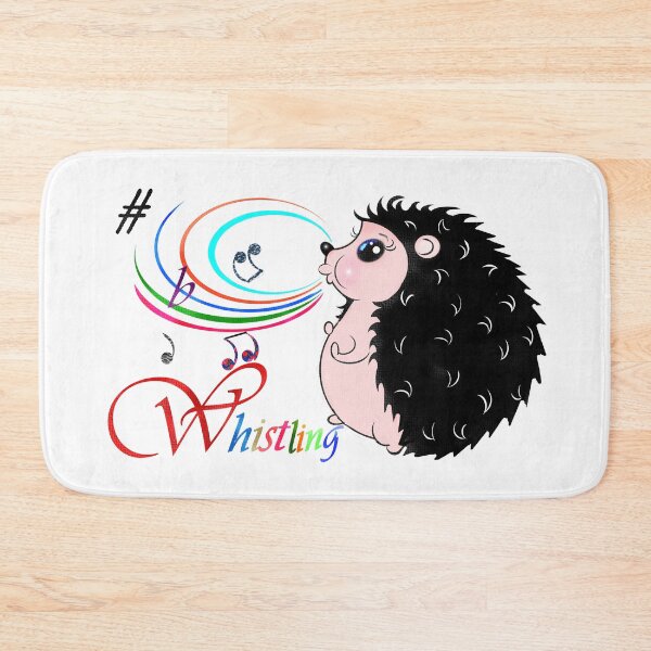 Item preview, A whistling hedgehog  designed and sold by Shirley cute art .