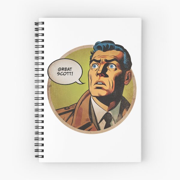 Item preview, Great Scott (retro comic book art) designed and sold by BLVDdesign.