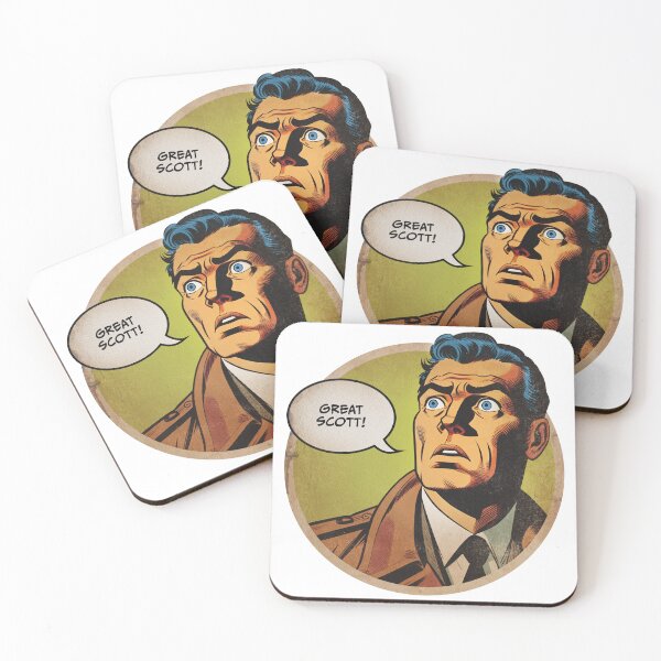 Item preview, Great Scott (retro comic book art) designed and sold by BLVDdesign.