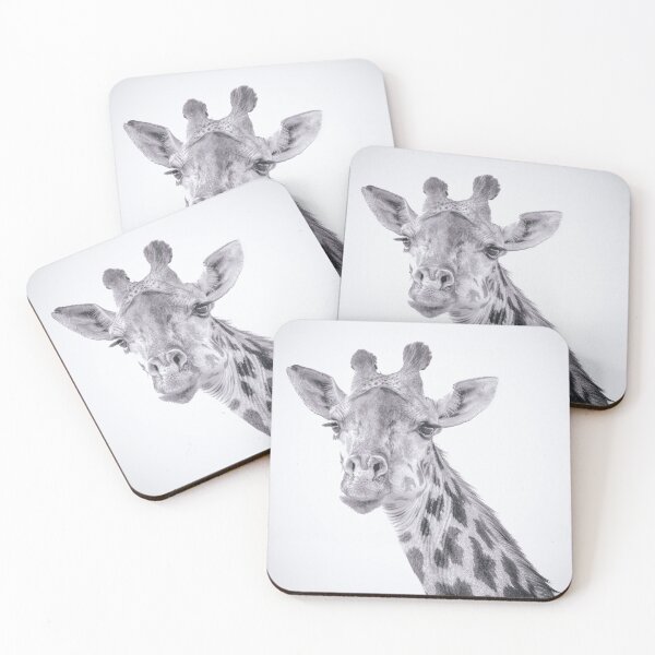 Item preview, High Key Masai Giraffe Kenya designed and sold by PhotoArt by Joan Carroll.