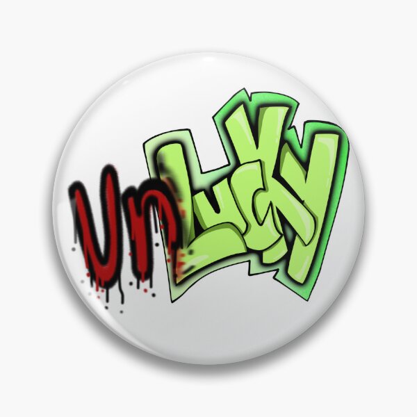 Item preview, "Unlucky" Text Drawing Design designed and sold by Lucky-rb.