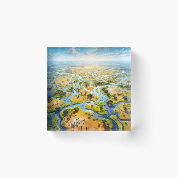 Item preview, Okavango delta, Botswana designed and sold by kalahariart.