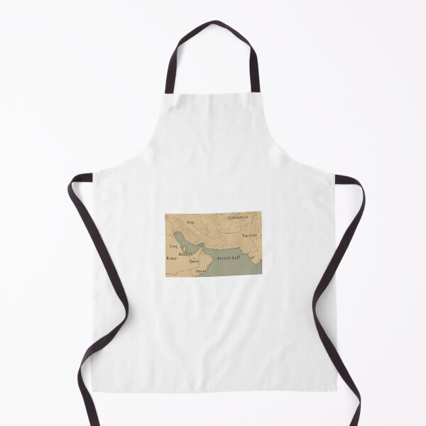 Item preview, Vintage Map of the Persian Gulf – Middle East Geography Print designed and sold by SHKDesigner.