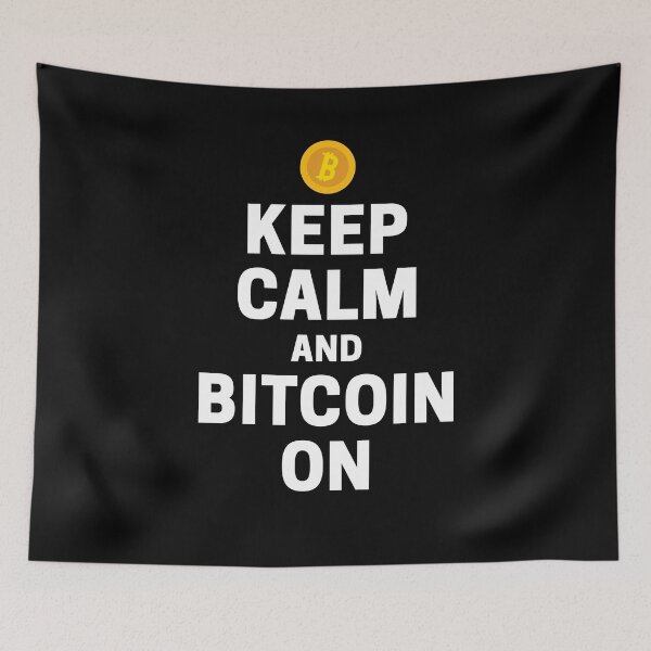 Item preview, Funny Bitcoin Keep Calm And Bitcoin On Crypto designed and sold by ChromanautMerch.