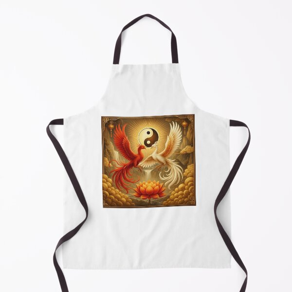 Item preview, Twin Phoenix of Harmony – Yin Yang Spiritual Art designed and sold by JoynestStudioCo.