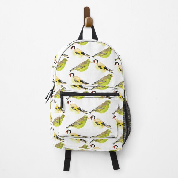 Item preview, Gold and Green Finches 25 designed and sold by Hayley Holliday.