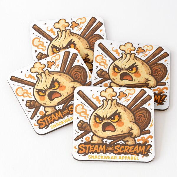Item preview, Steam and Scream – DimSum Kaiju Mayhem Tee designed and sold by Snackwear Apparel.