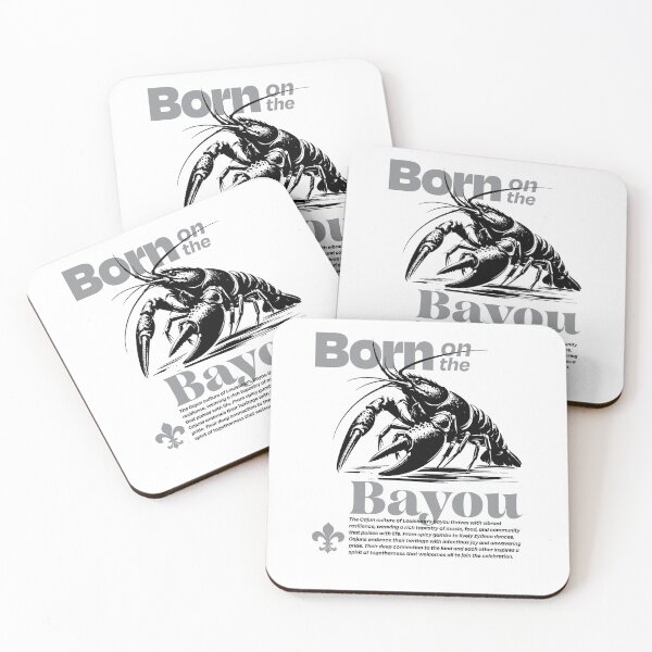 Item preview, Cajun Born on the Bayou Cajun Essential designed and sold by SaltCreatives.