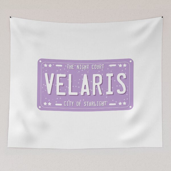 Item preview, ACOTAR Velaris City of Starlight License Plate  designed and sold by baranskini.