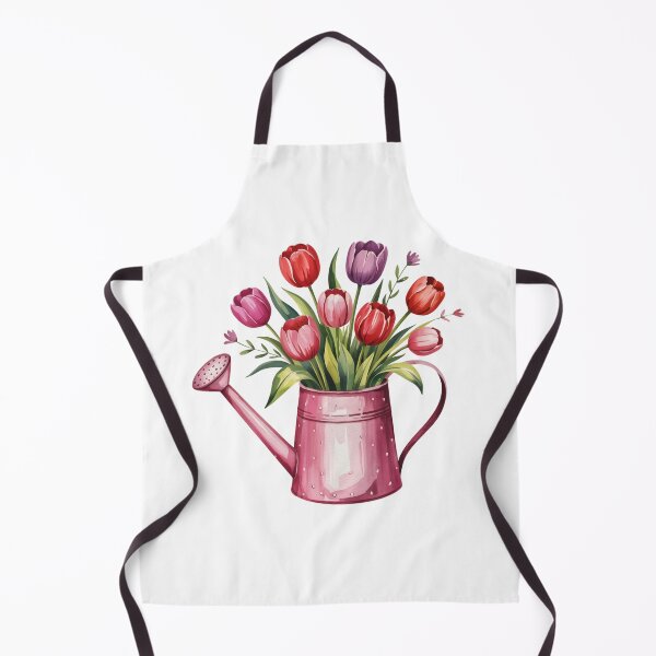 Item preview, Tulips in watering can designed and sold by jkrphoto.