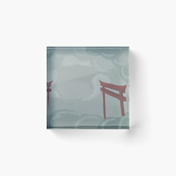 Item preview, Torii gate cloud scene designed and sold by DoomedDoodles.