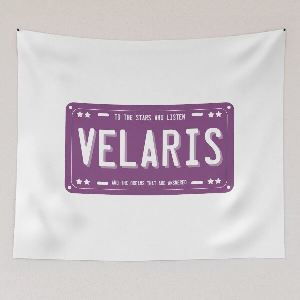 Item preview, ACOTAR Velaris License Plate  designed and sold by baranskini.