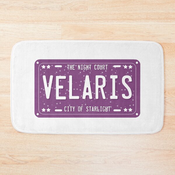 Item preview, ACOTAR Velaris City of Starlight License Plate  designed and sold by baranskini.