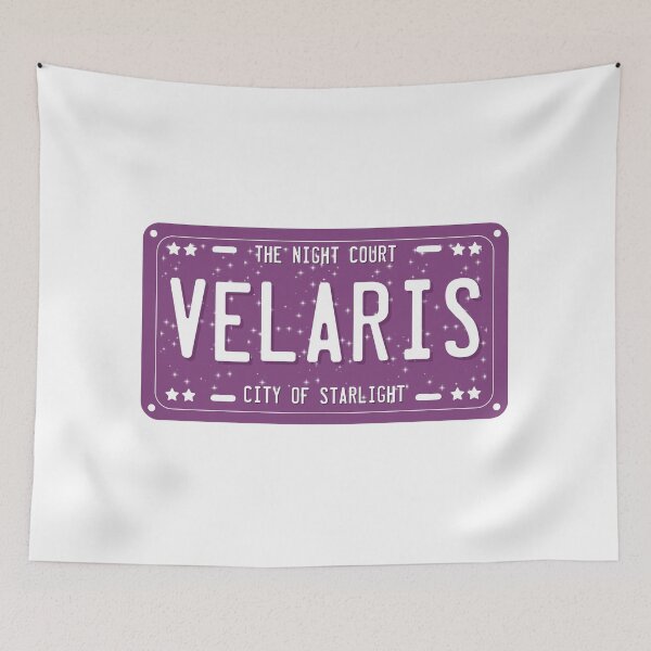 Item preview, ACOTAR Velaris City of Starlight License Plate  designed and sold by baranskini.