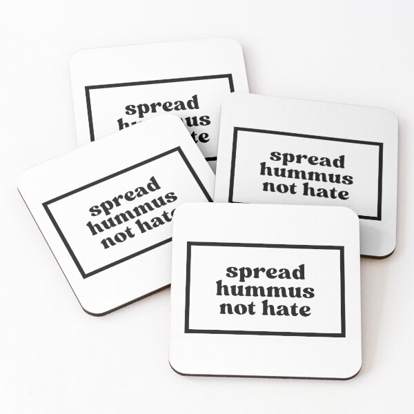Item preview, spread hummus not hate  designed and sold by CharmStudio.