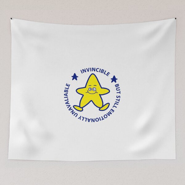 Item preview, Invincible Star – Retro Video Game Meme Sticker designed and sold by hoggylorente.