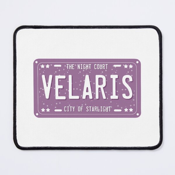 Item preview, ACOTAR Velaris City of Starlight License Plate designed and sold by baranskini.