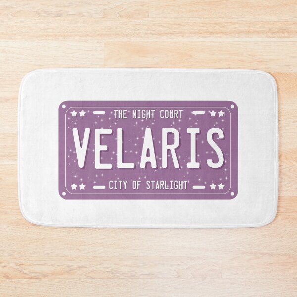 Item preview, ACOTAR Velaris City of Starlight License Plate  designed and sold by baranskini.