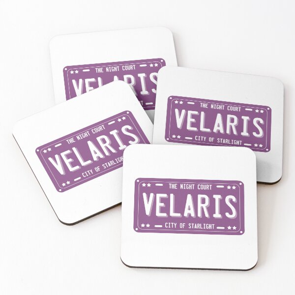 Item preview, ACOTAR Velaris City of Starlight License Plate  designed and sold by baranskini.
