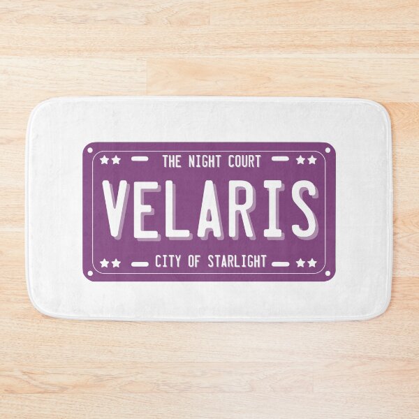 Item preview, ACOTAR Velaris City of Starlight License Plate  designed and sold by baranskini.