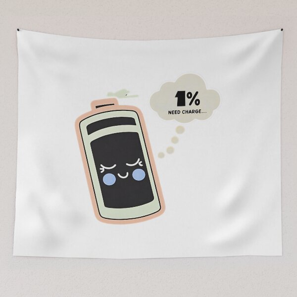 Item preview, Charging Needed – Funny Low Battery  designed and sold by PeteLawliiet.
