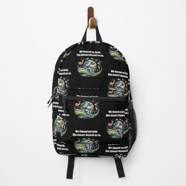 Item preview, We depend on Earth. She doesn’t depend on us. designed and sold by WikaKowalczyk.