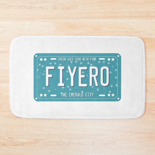 Item preview, Fiyero License Plate designed and sold by baranskini.