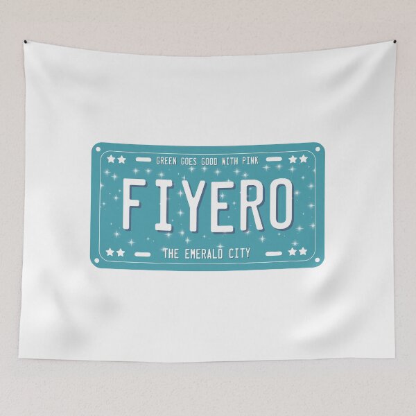 Item preview, Fiyero License Plate designed and sold by baranskini.
