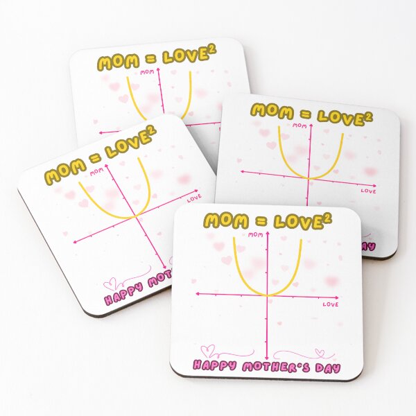 Item preview, Mom = Love² Parabola Graph  designed and sold by E20STUDIO.