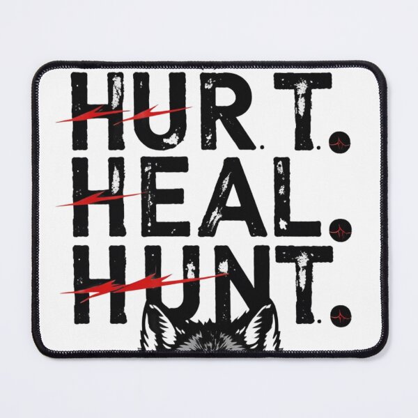 Item preview, Hurt. Heal. Hunt. | Fight, Heal, Attack  designed and sold by FRADEX STORE.