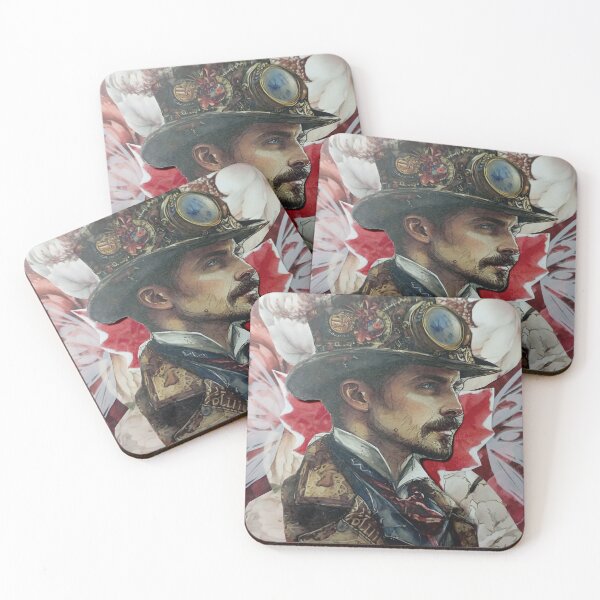 Artikelvorschau, Steampunk Gentleman Explorer – Collage aus Messingbrille und Ausrüstung entworfen und verkauft von Koh..